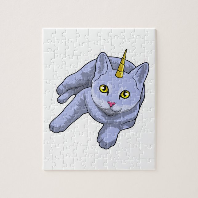 Puzzle Cat Unicorn (Vertical)