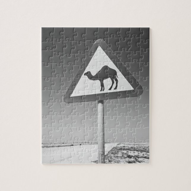 Puzzle Catar, Al Zubarah. Señal de cruce de camellos - Ca (Vertical)