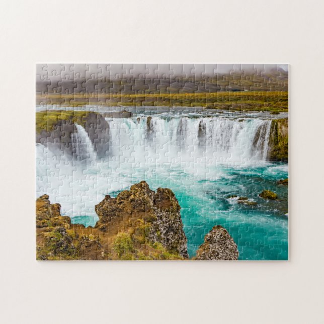 Puzzle Catarata de Godafoss, Islandia (Horizontal)