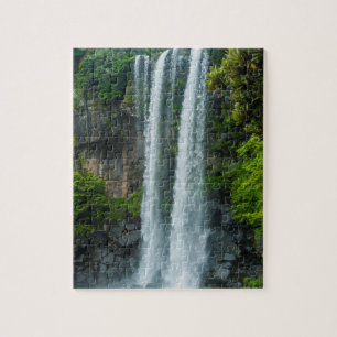 Puzzle Catarata de Jeongbang, Corea del Sur