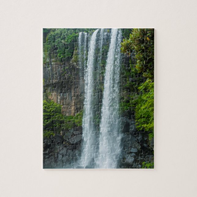 Puzzle Catarata de Jeongbang, Corea del Sur (Vertical)