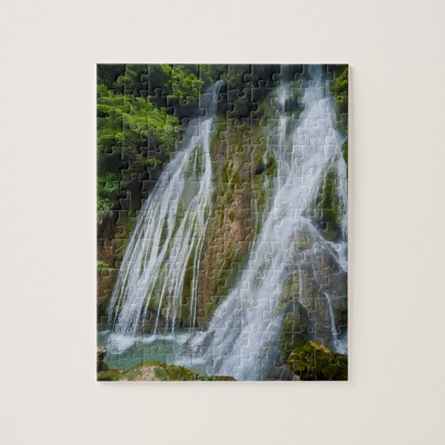 Puzzle Catarata Mele-Maat en la selva (Vertical)