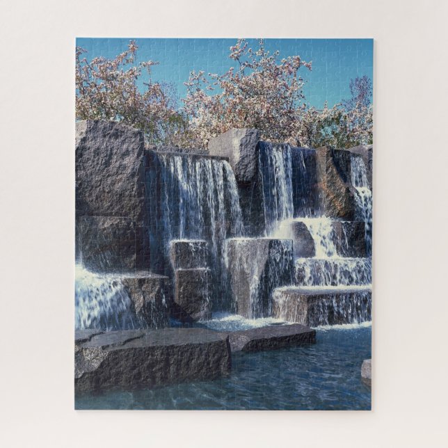 Puzzle Catarata Memorial Washington. (Vertical)