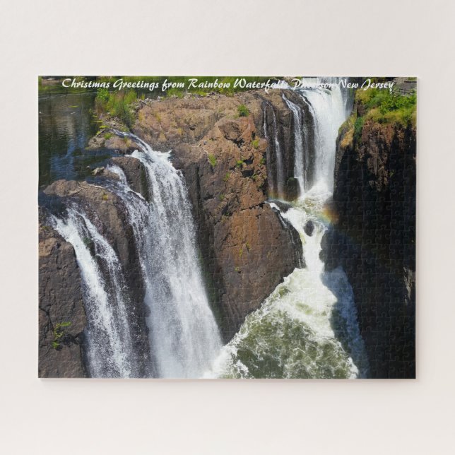 Puzzle Cataratas Arcoíris Paterson Nueva Jersey. (Horizontal)
