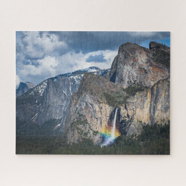 Puzzle Cataratas | Bridal Veil Falls Yosemite California (Horizontal)