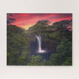 Puzzle Cataratas   Cataratas del arcoiris, Hilo, Hawaii