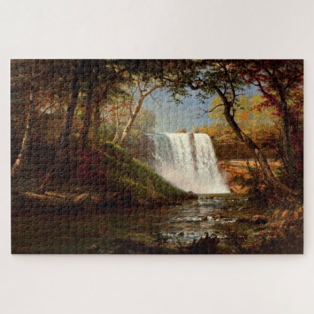 Puzzle Cataratas de Minnehaha, pintura de paisajes de MN (Horizontal)