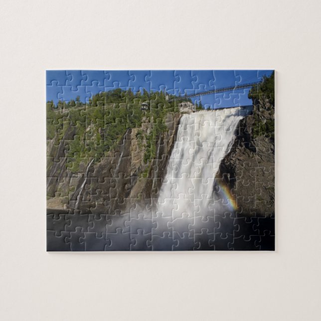 Puzzle Cataratas de Montmorency cerca de Quebec. (Horizontal)