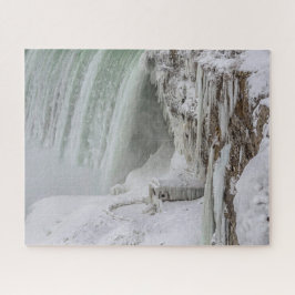 Puzzle Cataratas del Niágara congeladas en invierno foto