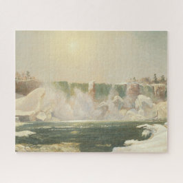 Puzzle Cataratas del Niágara en invierno (hielo en el agu