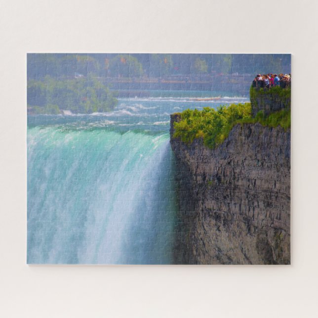 Puzzle Cataratas Horseshoe de Niagara. (Horizontal)