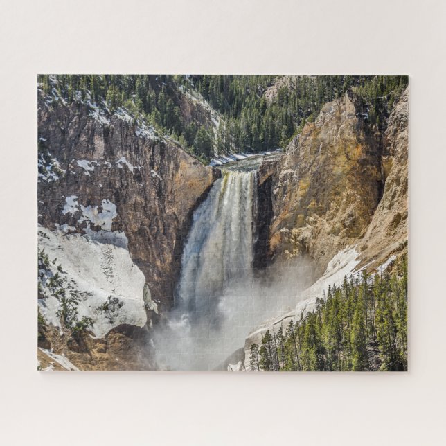 Puzzle Cataratas inferiores de la pieza de Yellowstone 52 (Horizontal)