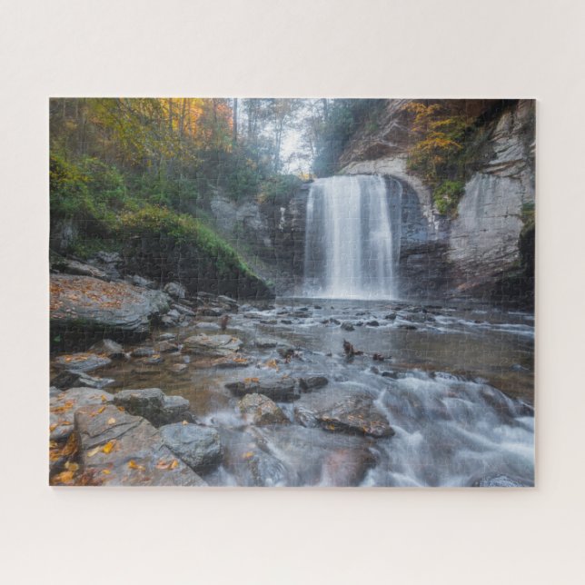 Puzzle Cataratas | Mirando cascadas de vidrio (Horizontal)