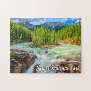 Puzzle Cataratas Sunwapta, Parque Nacional Jasper