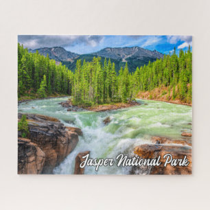 Puzzle Cataratas Sunwapta, Parque Nacional Jasper