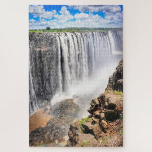 Puzzle Cataratas Victoria: El humo que truena