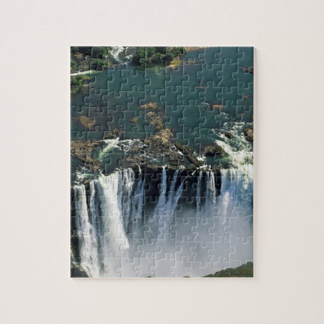 Puzzle Cataratas Victoria, frontera entre Zambia y Zimbab (Vertical)
