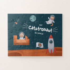 Puzzle Catastronauta caprichosa en el espacio, gatos en M