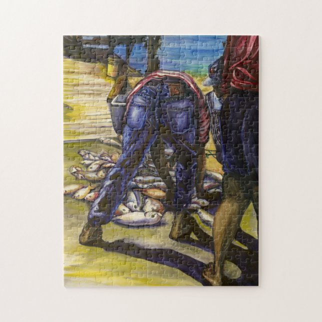 Puzzle Catch de la mañana, isla del puerto (Vertical)