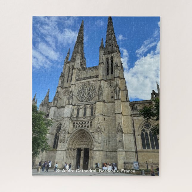 Puzzle Catedral de Burdeos, (Saint-André de Bordeaux) sob (Vertical)