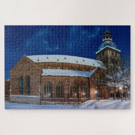 Puzzle Catedral de Domo en la plaza Dome en Riga, Letonia