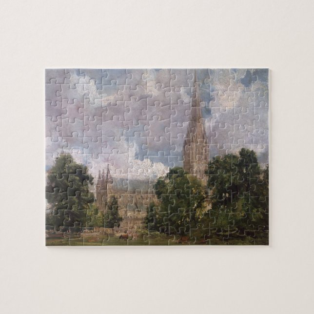 Puzzle Catedral de John Constable el | Salisbury del sout (Horizontal)