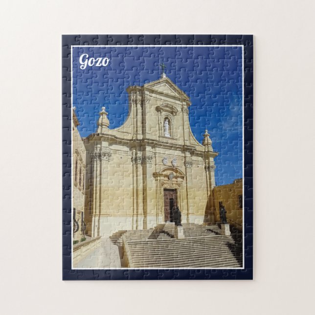 Puzzle Catedral de la Asunción de Gozo Cittadella Malta (Vertical)