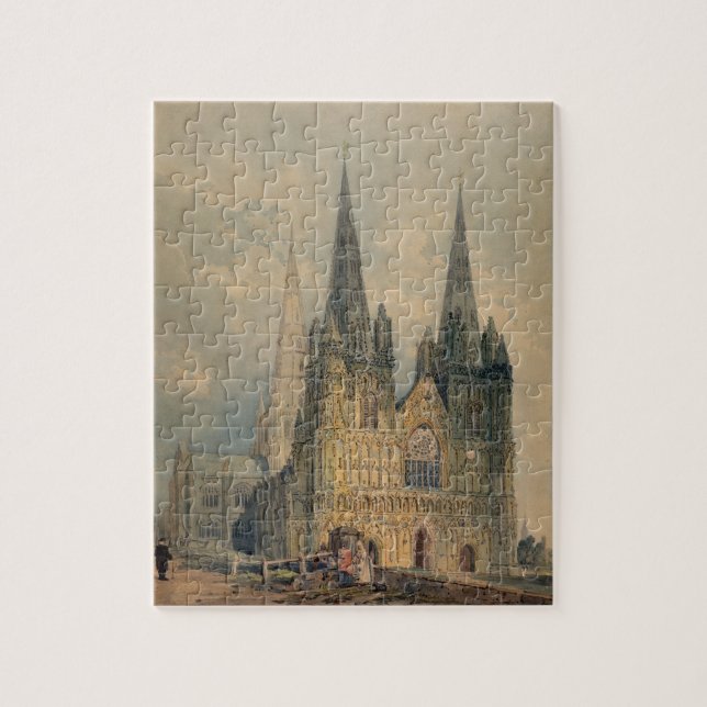 Puzzle Catedral de Lichfield, Staffordshire, 1794 (w/c (Vertical)