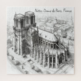 Puzzle Catedral de Notre-Dame de París, Francia