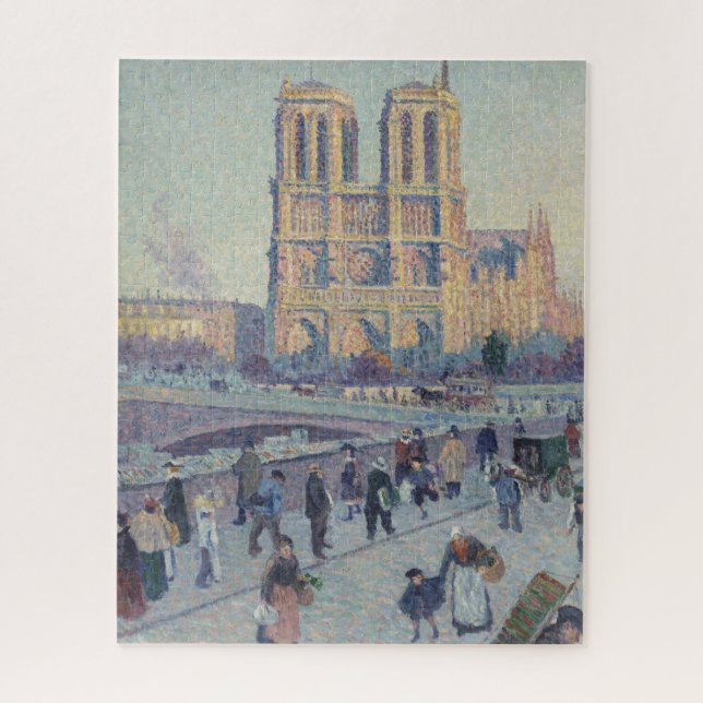 Puzzle Catedral de Notre Dame de París Pintura clásica de (Vertical)