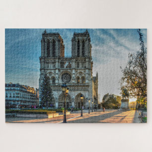 Puzzle Catedral de Notre Dame Navidades de París de 20" 