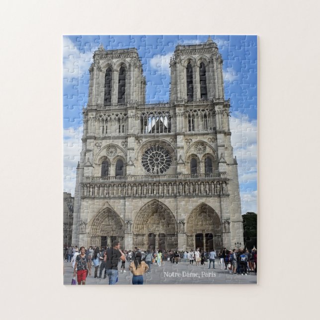 Puzzle Catedral de Notre Dame, París, Francia (Vertical)