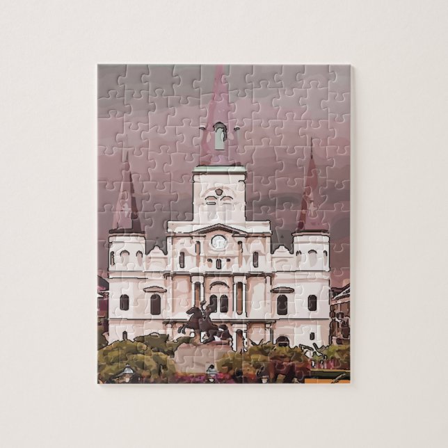 Puzzle Catedral de Nueva Orleans (Vertical)
