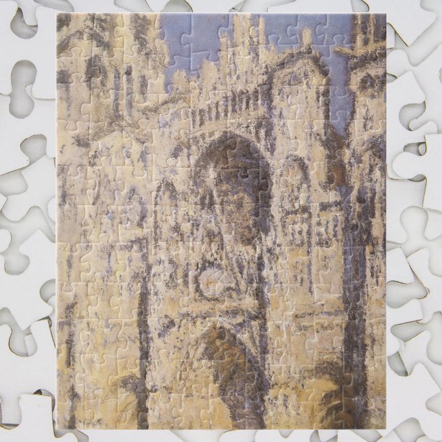 Puzzle Catedral de Rouen, Armonía Azul Oro de Claude Mone (Subido por el creador)