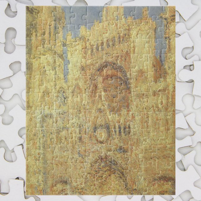 Puzzle Catedral de Rouen, atardecer de Claude Monet (Subido por el creador)