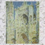 Puzzle Catedral de Rouen Fachada Oeste Luz del Sol, Claud<br><div class="desc">Catedral de Rouen, luz del sol de la fachada occidental (1894) de Claude Monet es un bonito cuadro arquitectónico de arte del impresionismo vintage. Una hermosa y antigua iglesia en Rouen, al noroeste de Francia. La serie de la Catedral de Rouen capta la fachada de la catedral en diferentes momentos...</div>