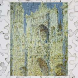 Puzzle Catedral de Rouen Fachada Oeste Luz del Sol, Claud