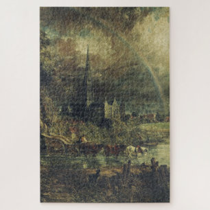 Puzzle Catedral de Salisbury desde los prados