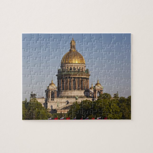 Puzzle Catedral de San Isaac, desde el río Neva (Horizontal)