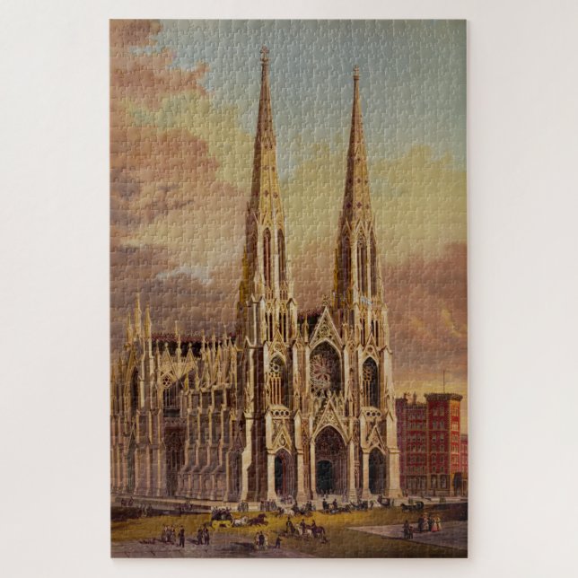 Puzzle Catedral de San Patricio en Midtown Manhattan (Vertical)