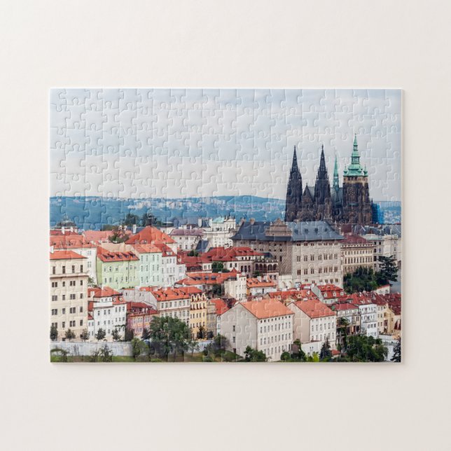 Puzzle Catedral de San Vitus y Praga - República Checa (Horizontal)