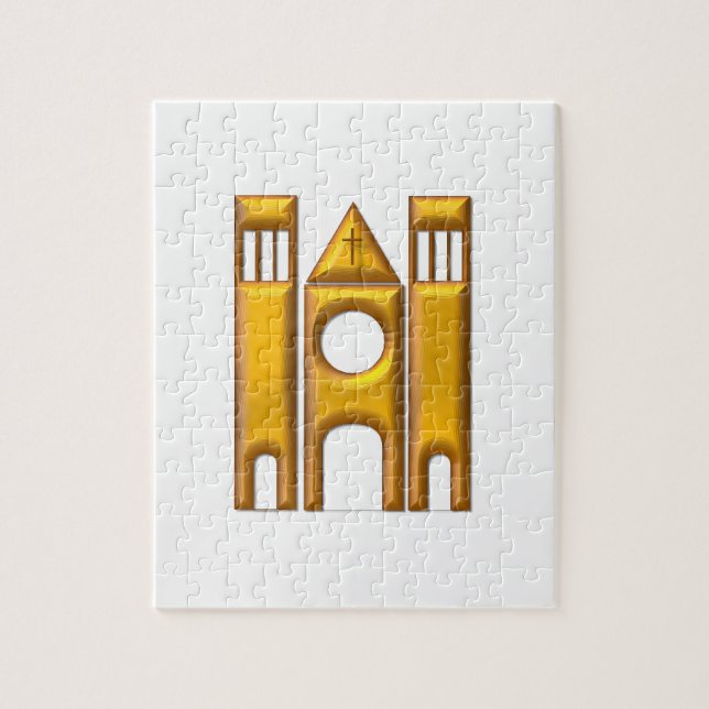 Puzzle Catedral Dorada "3-D" 2 (Vertical)
