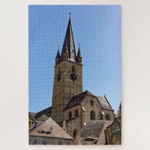 Puzzle Catedral Evangelichal Torre Sibiu Rumania
