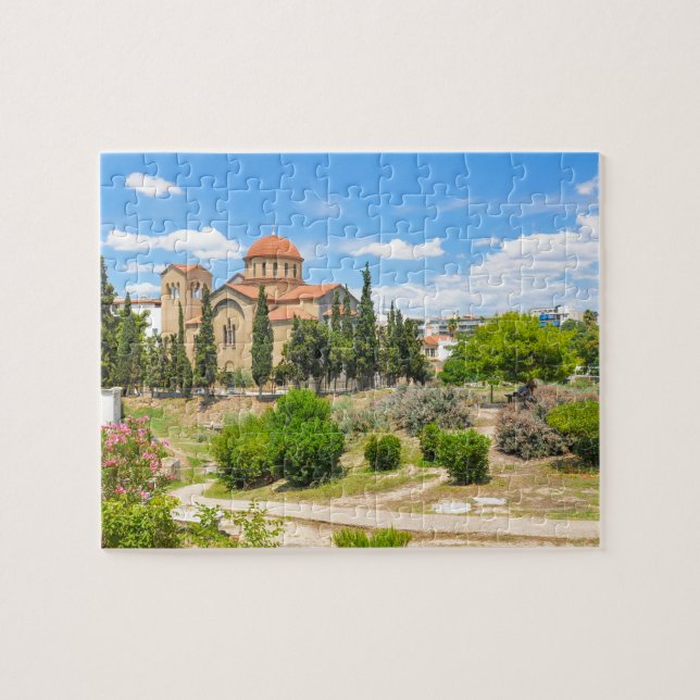 Puzzle Catedral ortodoxa en Atenas, Grecia (Horizontal)
