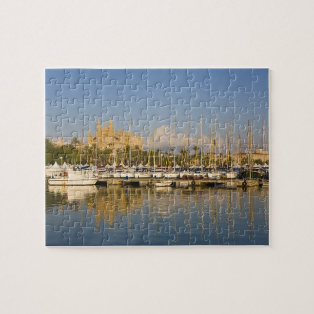 Puzzle Catedral y marina, Palma, Mallorca, España (Horizontal)