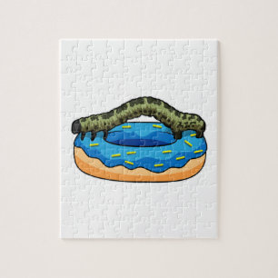 Puzzle Caterpillar con Donut