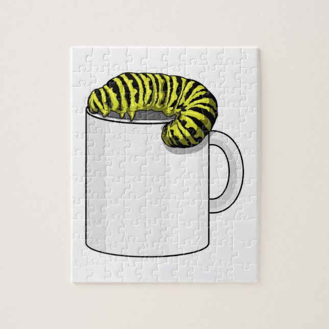 Puzzle Caterpillar con Mug (Vertical)