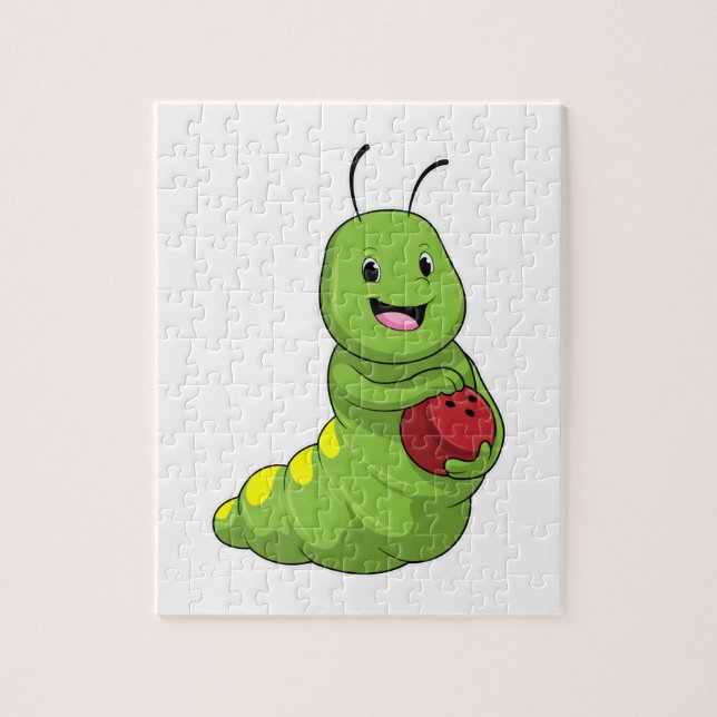 Puzzle Caterpillar en el Bowling con bolas (Vertical)