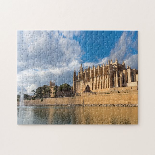 Puzzle Cathedral of Palma de Mallorca at Golden hour (Horizontal)