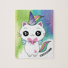 Puzzle Caticorn mágico personalizado